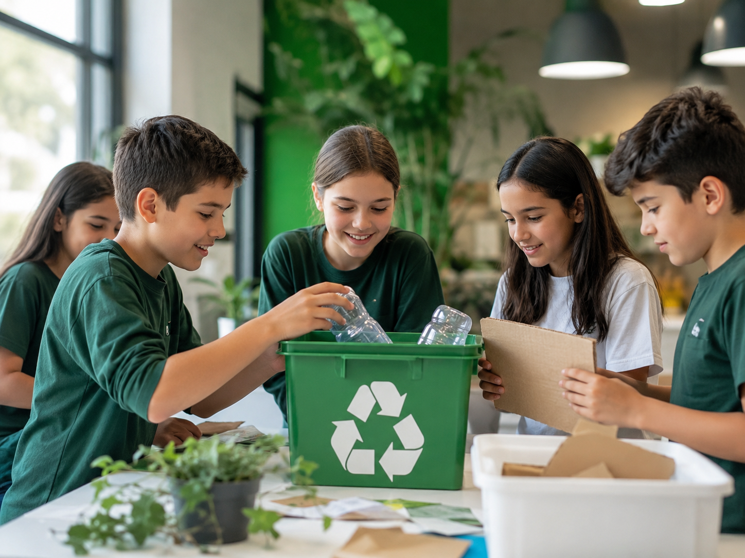 Programa de reciclaje y educación ambiental para colegios de REVIVO