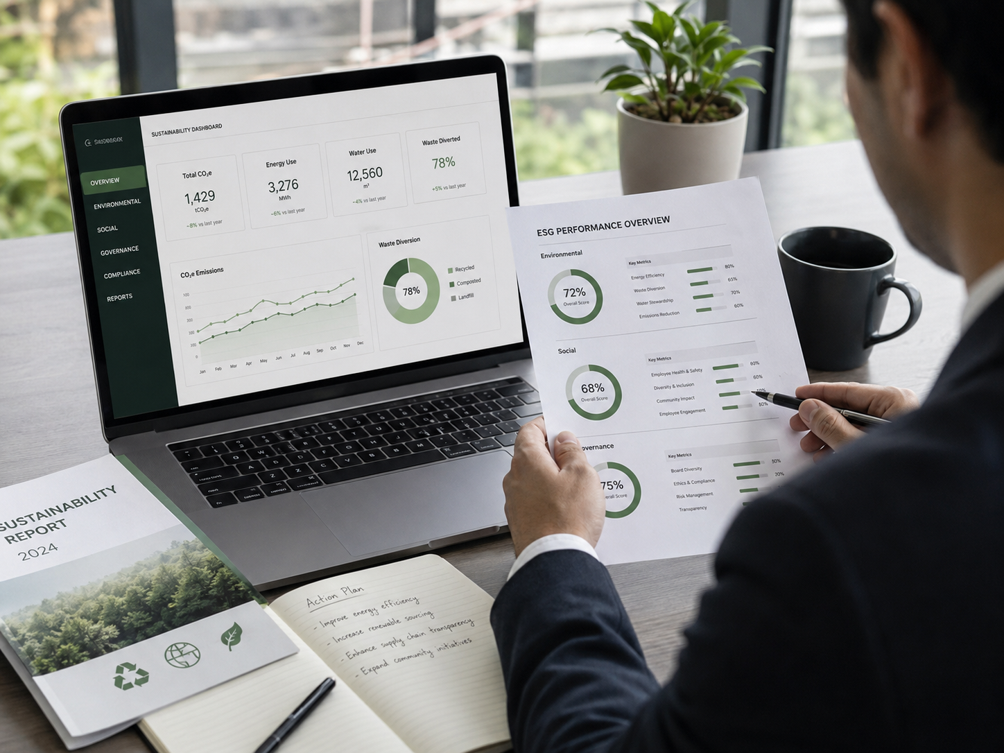 Reporte ESG y gestión de residuos para empresas con REVIVO