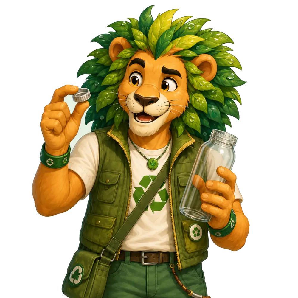 Reci León presentando la guía de vidrio